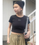 クリアmumuクロップトTシャツ