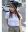 クリアmumuクロップトTシャツ