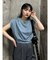 タックワイドショルダートップス