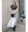 レイヤード3wayスカート