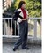 ウールライクタックワイドパンツ