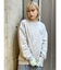 ボーダーサムホールトップス【WEB限定】【Tシャツ】