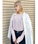 ボーダーサムホールトップス【WEB限定】【Tシャツ】