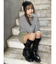 ボーダーサムホールトップス【WEB限定】【Tシャツ】