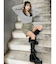 ボーダーサムホールトップス【WEB限定】【Tシャツ】