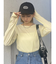 ボーダーサムホールトップス【WEB限定】【Tシャツ】