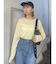 ボーダーサムホールトップス【WEB限定】【Tシャツ】