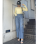 ボーダーサムホールトップス【WEB限定】【Tシャツ】