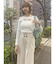 ハイウエストタックワイドパンツ