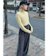 ハイウエストタックワイドパンツ