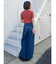 ウエストアジャストワイドデニム
