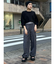 ダブルウエストワイドパンツ【2WAY】