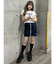 フロントジップミニスカート