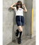 フロントジップミニスカート