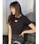 ロゴクロップトTシャツ