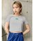 ロゴクロップトTシャツ