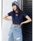 ロゴクロップトTシャツ