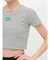 ロゴクロップトTシャツ