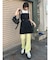セミシアーノースリカットトップス