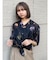 フラワーシアーオープンカラーシャツ【WEB限定】
