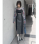 スクエアトゥミドルブーツ