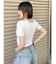 フロントホックレイヤードテレコトップス