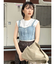 フリンジデニムビスチェ