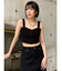 フリンジデニムビスチェ