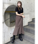 サイドベルトマーメイドスカート