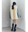ストレッチ厚底ハーフブーツ
