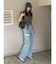 ポインテッドベルトパンプス