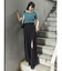 フロントオープンワイドパンツ