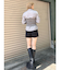 フロントホックニットビスチェ