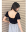 バックシャンリブカットソー