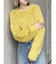 シャギークロップドニット