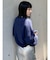 ラウンドロゴシャギーニット