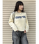 ラウンドロゴシャギーニット