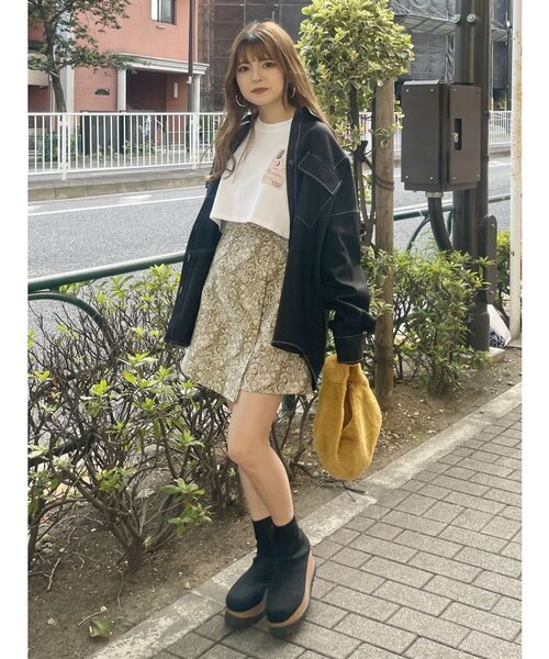 ウェッジソックブーツ ムルーア MURUA ウェッジソックブーツ （ブラック