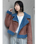 フロントホックリブニット