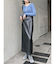 フロントホックリブニット