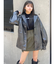 フェイクレザーミドルジャケット