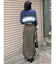 シャイニーカーゴマキシスカート