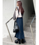 ジップスリットAラインスカート