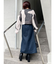 ジップスリットAラインスカート