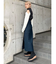 ジップスリットAラインスカート