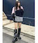フェイクレザーカバーブーツ