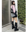 フェイクレザーカバーブーツ