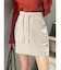 フェイクヌバックミニスカート