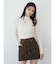 フェイクヌバックミニスカート