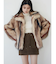 フェイクヌバックミニスカート